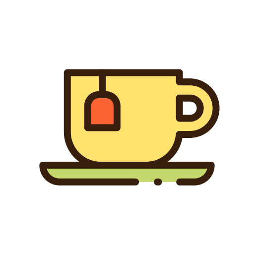 gorąca herbata Good Ware Lineal Color ikona
