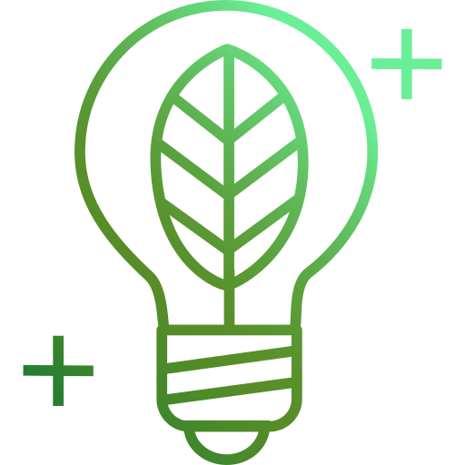 Économie d'énergie Generic Gradient Icône