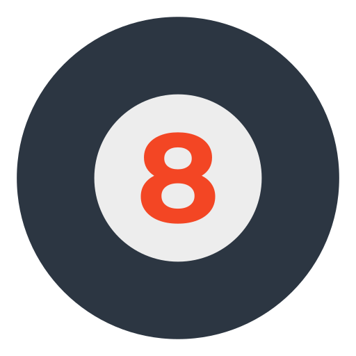 Billiard ball Generic Flat icon