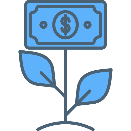 Investment Generic Blue icon