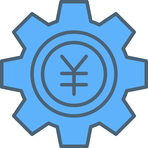 geld management Generic Blue icon