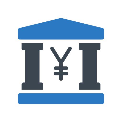 銀行業 Generic Blue icon