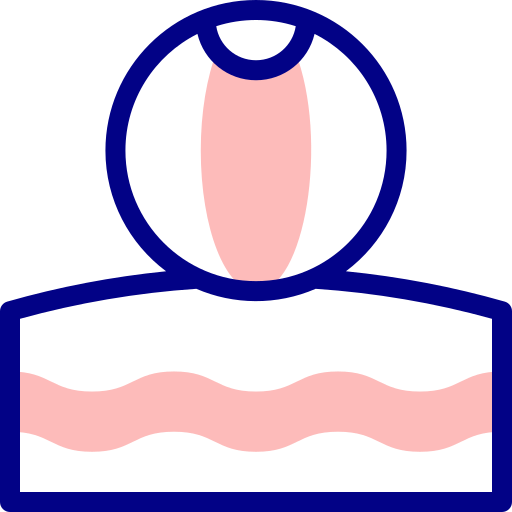 ビーチボール Detailed Mixed Lineal color icon