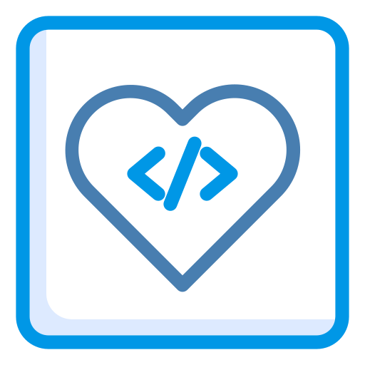 Coding Generic Blue icon
