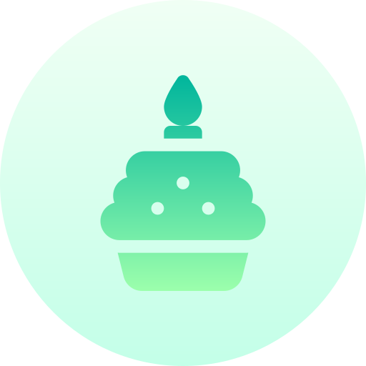 컵케이크 Basic Gradient Circular icon