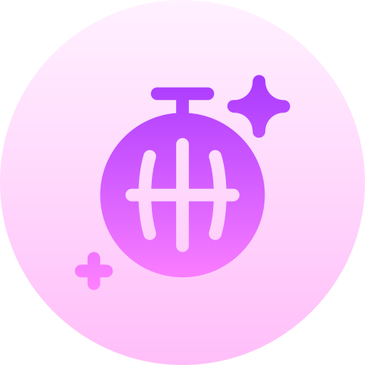 discokugel Basic Gradient Circular icon