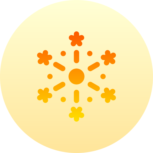 Фейерверк Basic Gradient Circular иконка