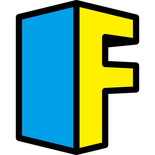 文字f Generic Outline Color icon