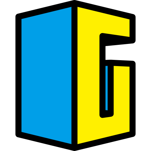 文字g Generic Outline Color icon