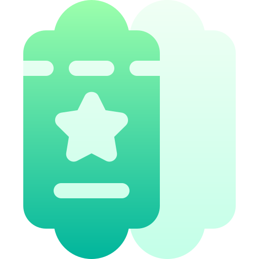 Проездной билет Basic Gradient Gradient иконка