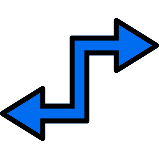 Zigzag Generic Outline Color icon