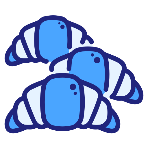 크로와상 Generic Blue icon