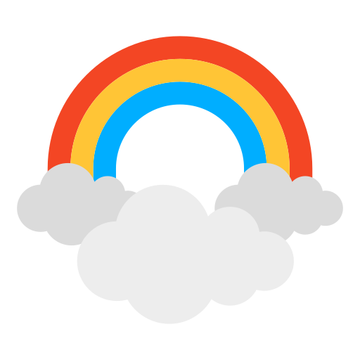 Rainbow Generic Flat icon