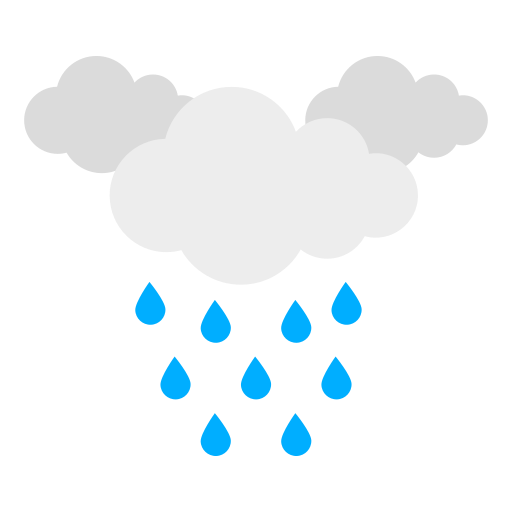Rainfall Generic Flat icon