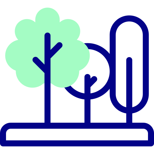 arvores Detailed Mixed Lineal color Ícone