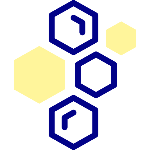 꿀 Detailed Mixed Lineal color icon