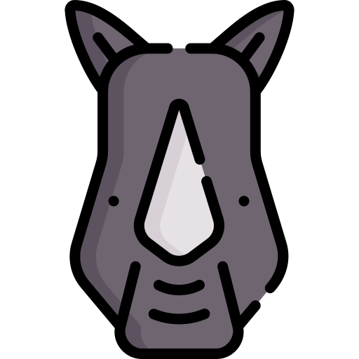 코뿔소 Special Lineal color icon