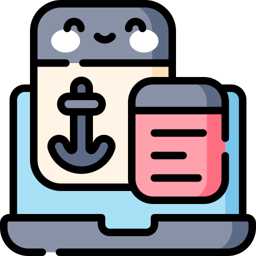 anker-text Kawaii Lineal color icon