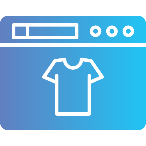 Online shop Generic Flat Gradient icon