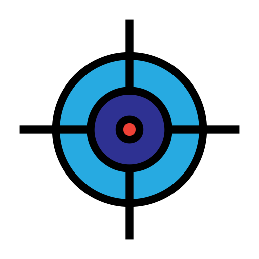 Target Generic Outline Color icon