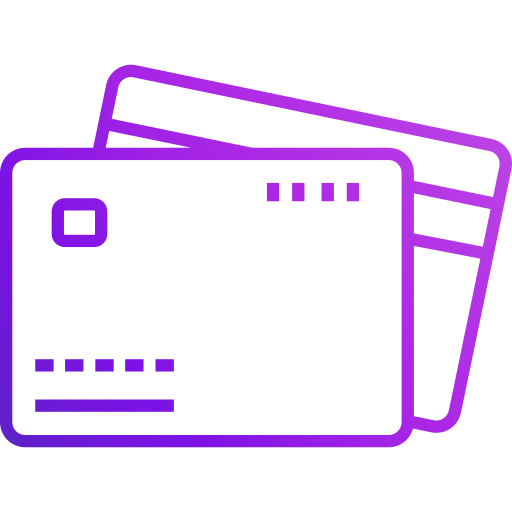 クレジットカード Generic Gradient icon