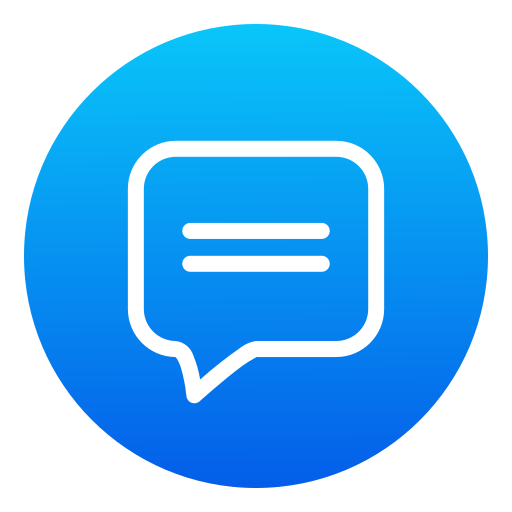 chat Generic Flat Gradient icono