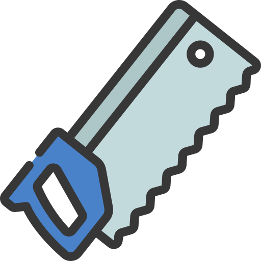 Hand saw Juicy Fish Soft-fill icon