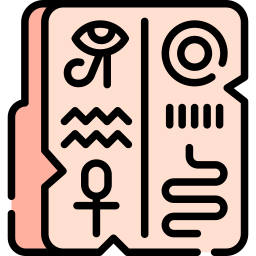 Hieroglyph Special Lineal color icon