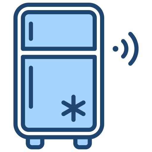 Smart refrigerator Generic Blue icon