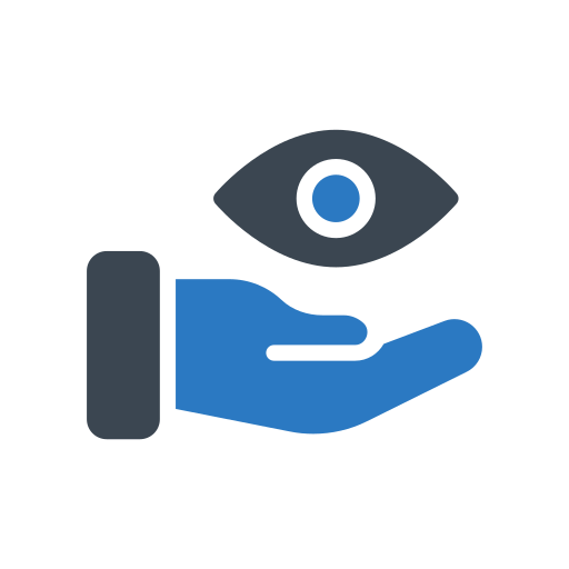 Eye care Generic Blue icon