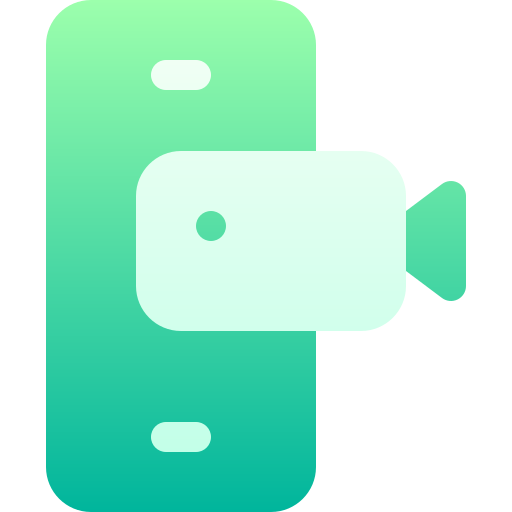 smartfon Basic Gradient Gradient ikona
