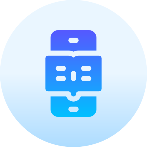 smartphone Basic Gradient Circular icon