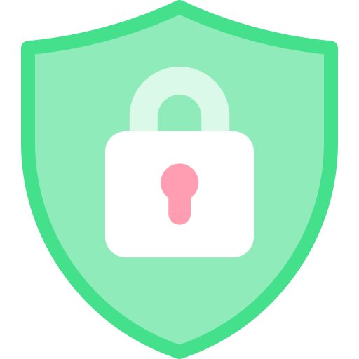 scudo di sicurezza Detailed color Lineal color icona