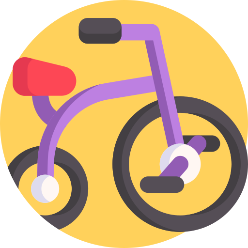 tricycle Detailed Flat Circular Flat Icône