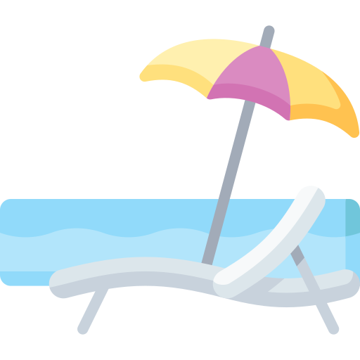 ビーチチェア Special Flat icon