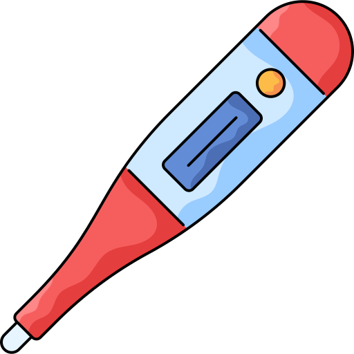 thermometer Generic Thin Outline Color icon