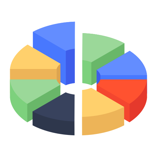 gráfico circular Generic Isometric icono