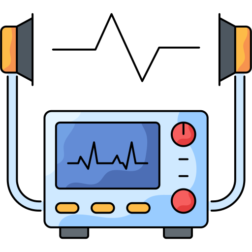 defibrillator Generic Thin Outline Color icon