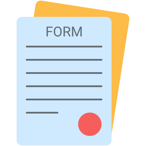 formulário de registro Generic Flat Ícone