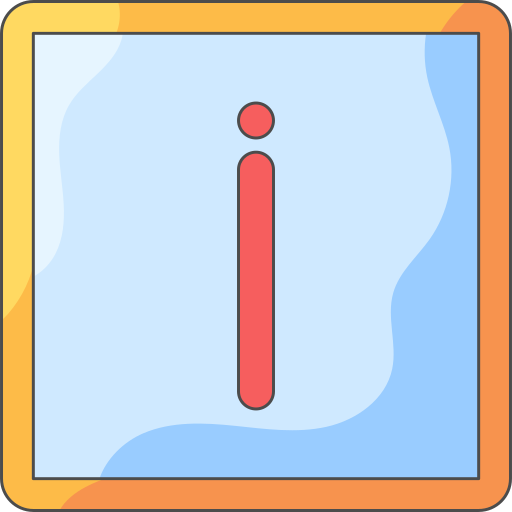 정보 Generic Thin Outline Color icon