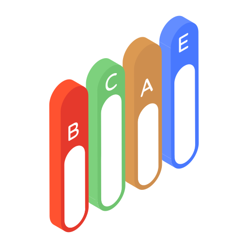 gráfico de barras Generic Isometric icono