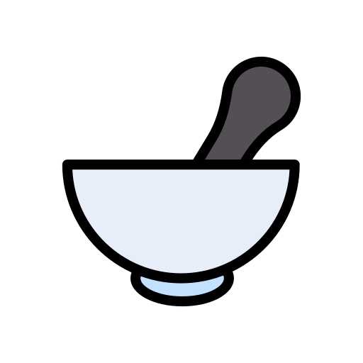 Bowl Vector Stall Lineal Color icon