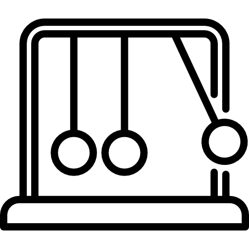 culla di newton Special Lineal icona