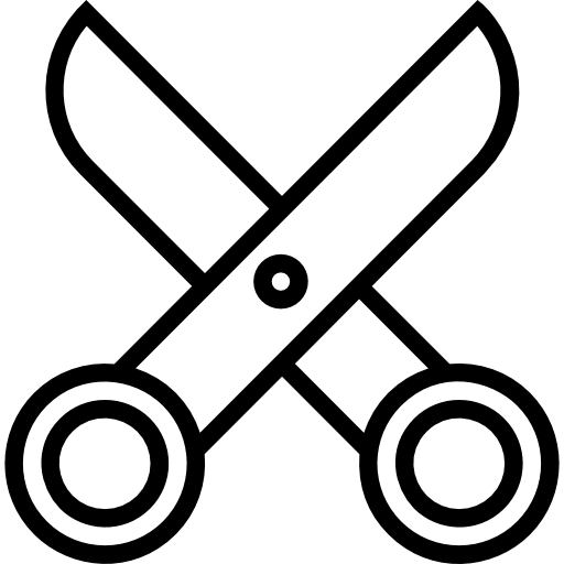 tijeras Prosymbols Lineal icono