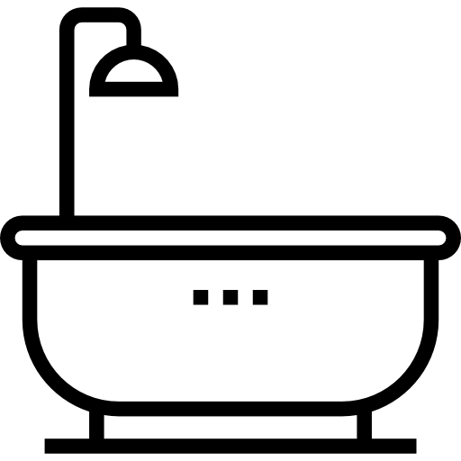 bañera Prosymbols Lineal icono