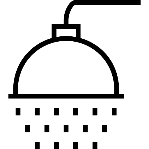 ducha Prosymbols Lineal icono