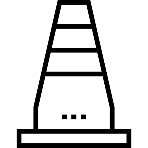 stożek Prosymbols Lineal ikona