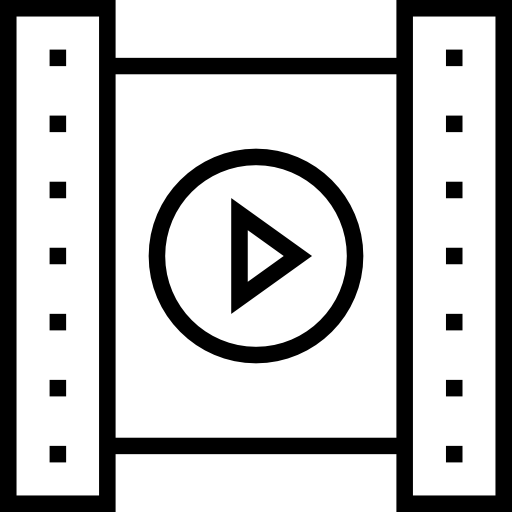 비디오 플레이어 Prosymbols Lineal icon