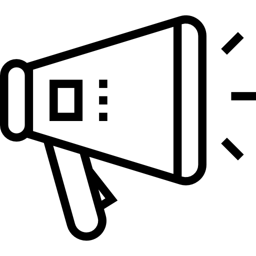 メガホン Prosymbols Lineal icon