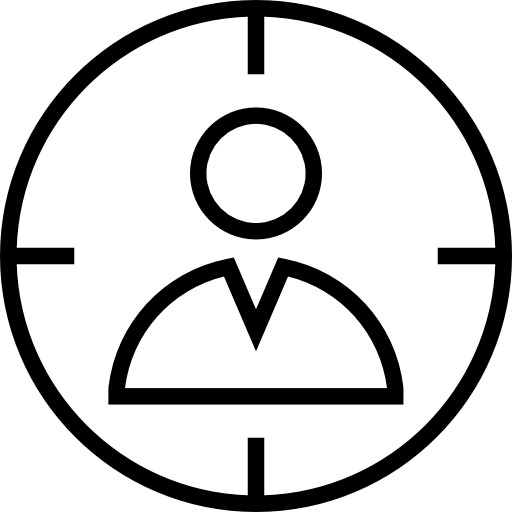 objetivo Prosymbols Lineal icono